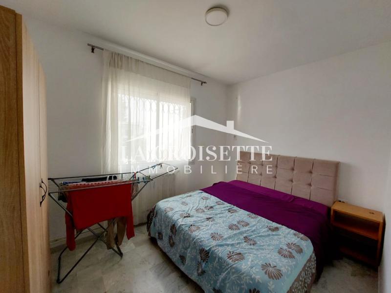 Duplex S+2 meublé à La Marsa 